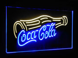 Coca Cola Bottle Drink Dual Color LED Sign - Normal Size (12x8.5in) - TheLedHeroes