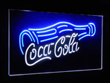 Coca Cola Bottle Drink Dual Color LED Sign - Normal Size (12x8.5in) - TheLedHeroes