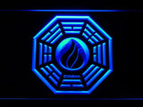 LOST Dharma Sign (3) LED Neon Sign Electrical - Blue - TheLedHeroes
