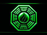 LOST Dharma Sign (3) LED Neon Sign Electrical - Green - TheLedHeroes