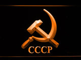 Hammer and Sickle CCCP (2) LED Neon Sign USB - Orange - TheLedHeroes