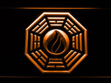 LOST Dharma Sign (3) LED Neon Sign Electrical - Orange - TheLedHeroes