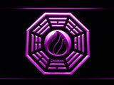 LOST Dharma Sign (3) LED Neon Sign Electrical - Purple - TheLedHeroes