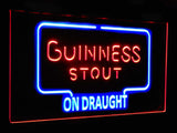 Guinness Dry Stout On Draught Dual Color LED Sign - Normal Size (12x8.5in) - TheLedHeroes