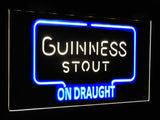 Guinness Dry Stout On Draught Dual Color LED Sign - Normal Size (12x8.5in) - TheLedHeroes