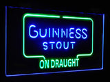 Guinness Dry Stout On Draught Dual Color LED Sign - Normal Size (12x8.5in) - TheLedHeroes