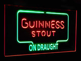 Guinness Dry Stout On Draught Dual Color LED Sign - Normal Size (12x8.5in) - TheLedHeroes