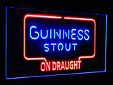 Guinness Dry Stout On Draught Dual Color LED Sign - Normal Size (12x8.5in) - TheLedHeroes