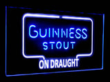 Guinness Dry Stout On Draught Dual Color LED Sign - Normal Size (12x8.5in) - TheLedHeroes