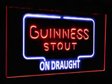 Guinness Dry Stout On Draught Dual Color LED Sign - Normal Size (12x8.5in) - TheLedHeroes