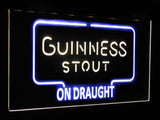 Guinness Dry Stout On Draught Dual Color LED Sign - Normal Size (12x8.5in) - TheLedHeroes