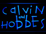 FREE Calvin and Hobbes LED Sign - Blue - TheLedHeroes
