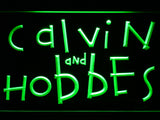FREE Calvin and Hobbes LED Sign - Green - TheLedHeroes