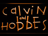 Calvin and Hobbes LED Neon Sign Electrical - Orange - TheLedHeroes