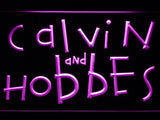 Calvin and Hobbes LED Neon Sign Electrical - Purple - TheLedHeroes