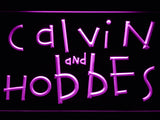 FREE Calvin and Hobbes LED Sign - Purple - TheLedHeroes