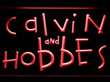 FREE Calvin and Hobbes LED Sign - Red - TheLedHeroes