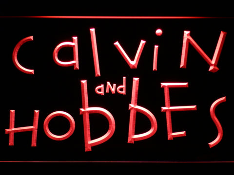 FREE Calvin and Hobbes LED Sign - Red - TheLedHeroes