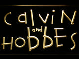 FREE Calvin and Hobbes LED Sign - Yellow - TheLedHeroes