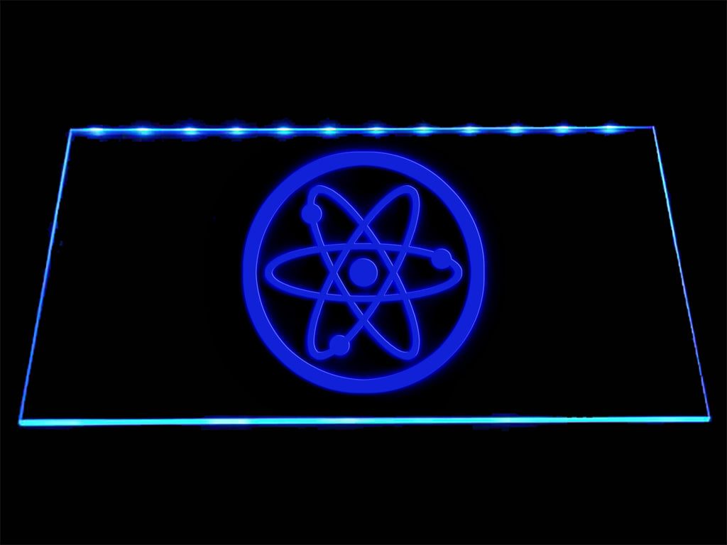 FREE Fallout Advanced Systems Symbol LED Sign - Blue - TheLedHeroes