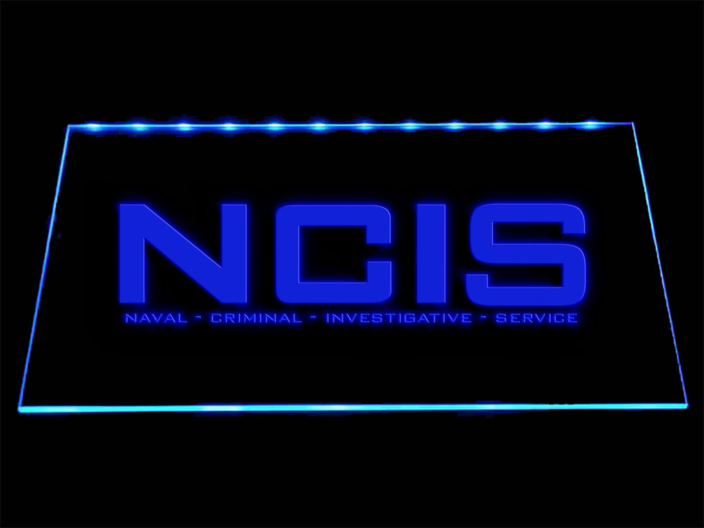 FREE NCIS LED Sign - Blue - TheLedHeroes