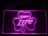 FREE Miller Shamrock LED Sign - Purple - TheLedHeroes