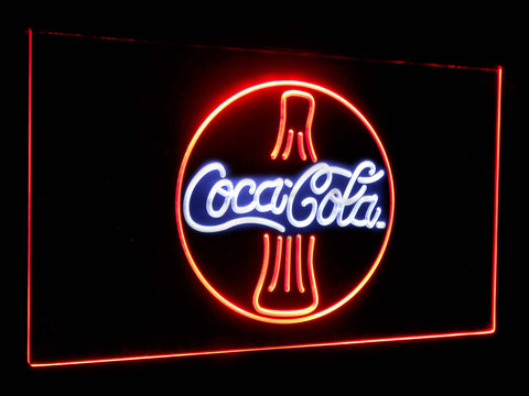 Coca Cola Coke Bottle Dual Color LED Sign - Normal Size (12x8.5in) - TheLedHeroes