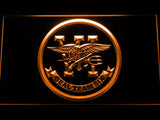 Navy SEAL Team Six LED Neon Sign USB - Orange - TheLedHeroes