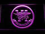 Navy SEAL Team Six LED Neon Sign USB - Purple - TheLedHeroes