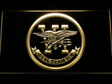 Navy SEAL Team Six LED Neon Sign USB - Yellow - TheLedHeroes