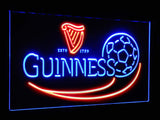 Guinness Soccer Dual Color LED Sign - Normal Size (12x8.5in) - TheLedHeroes