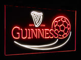 Guinness Soccer Dual Color LED Sign - Normal Size (12x8.5in) - TheLedHeroes