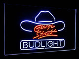 George Strait Bud Light Dual Color LED Sign - Normal Size (12x8.5in) - TheLedHeroes