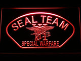 FREE Navy SEAL Team Six Special Warfare LED Sign - Red - TheLedHeroes