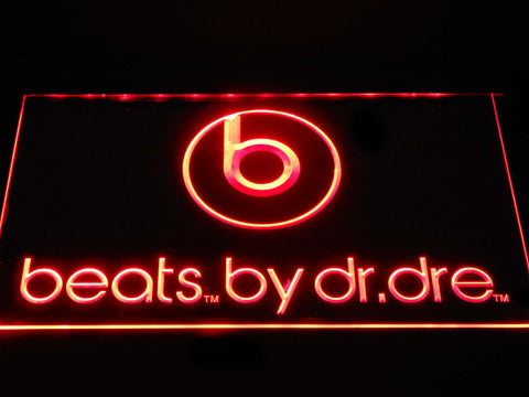 Beats by Dr Dre LED Neon Sign USB - Red - TheLedHeroes