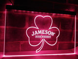 Jameson Shamrock LED Neon Sign USB - Purple - TheLedHeroes