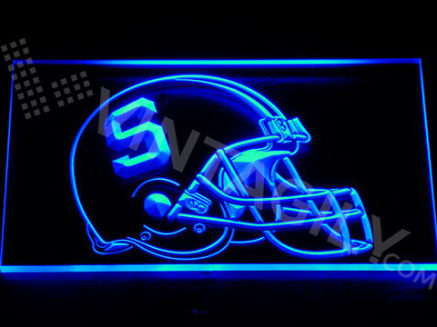 FREE Syracuse Orange LED Sign - Blue - TheLedHeroes