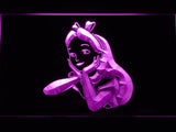 Disney Alice in Wonderland LED Neon Sign Electrical - Purple - TheLedHeroes