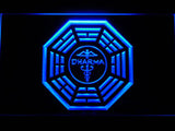 LOST Dharma Sign (4) LED Neon Sign Electrical - Blue - TheLedHeroes