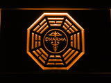 FREE LOST Dharma Sign (4) LED Sign - Orange - TheLedHeroes