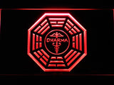 LOST Dharma Sign (4) LED Neon Sign Electrical - Red - TheLedHeroes