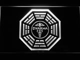 FREE LOST Dharma Sign (4) LED Sign - White - TheLedHeroes