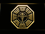 FREE LOST Dharma Sign (4) LED Sign - Yellow - TheLedHeroes