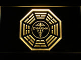 LOST Dharma Sign (4) LED Neon Sign Electrical - Yellow - TheLedHeroes