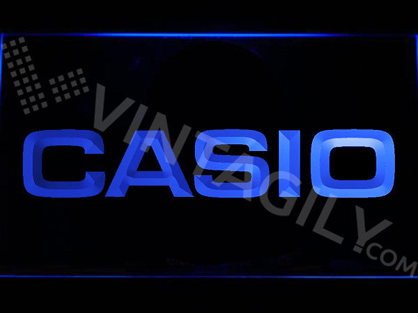 FREE Casio LED Sign - Blue - TheLedHeroes