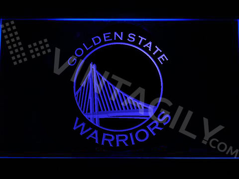 Golden State Warriors LED Sign - Blue - TheLedHeroes