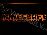 FREE Minecraft Logo LED Sign - Orange - TheLedHeroes