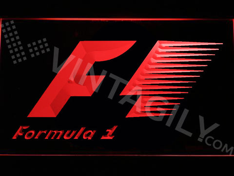Formula 1 LED Sign - Red - TheLedHeroes