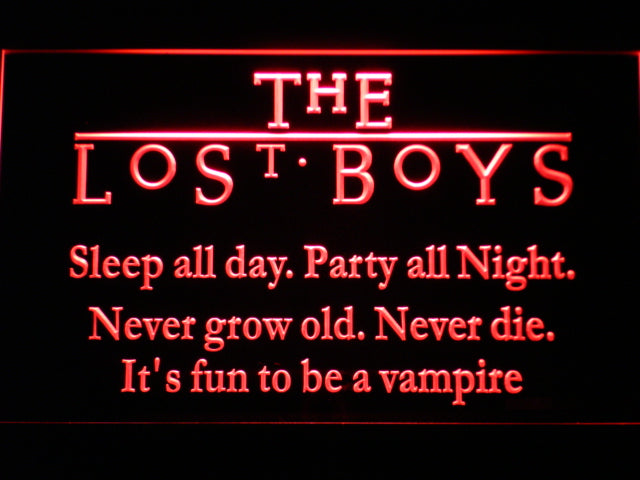 FREE The Lost Boys LED Sign - Red - TheLedHeroes