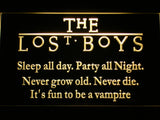 FREE The Lost Boys LED Sign - Yellow - TheLedHeroes
